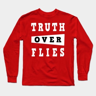 truth over flies, kamala pence debate Long Sleeve T-Shirt